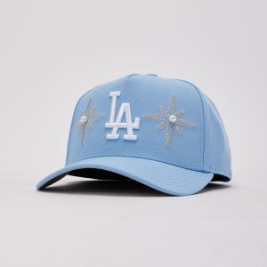 Mitchell & Ness MLB Los Angeles Dodgers Star Stones Pro Pinch Snapback Hat