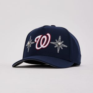 Mitchell & Ness MLB Washington Nationals Star Stones Pro Pinch Snapback Hat