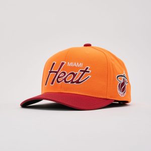 Mitchell & Ness NBA Miami Heat Script Snapback