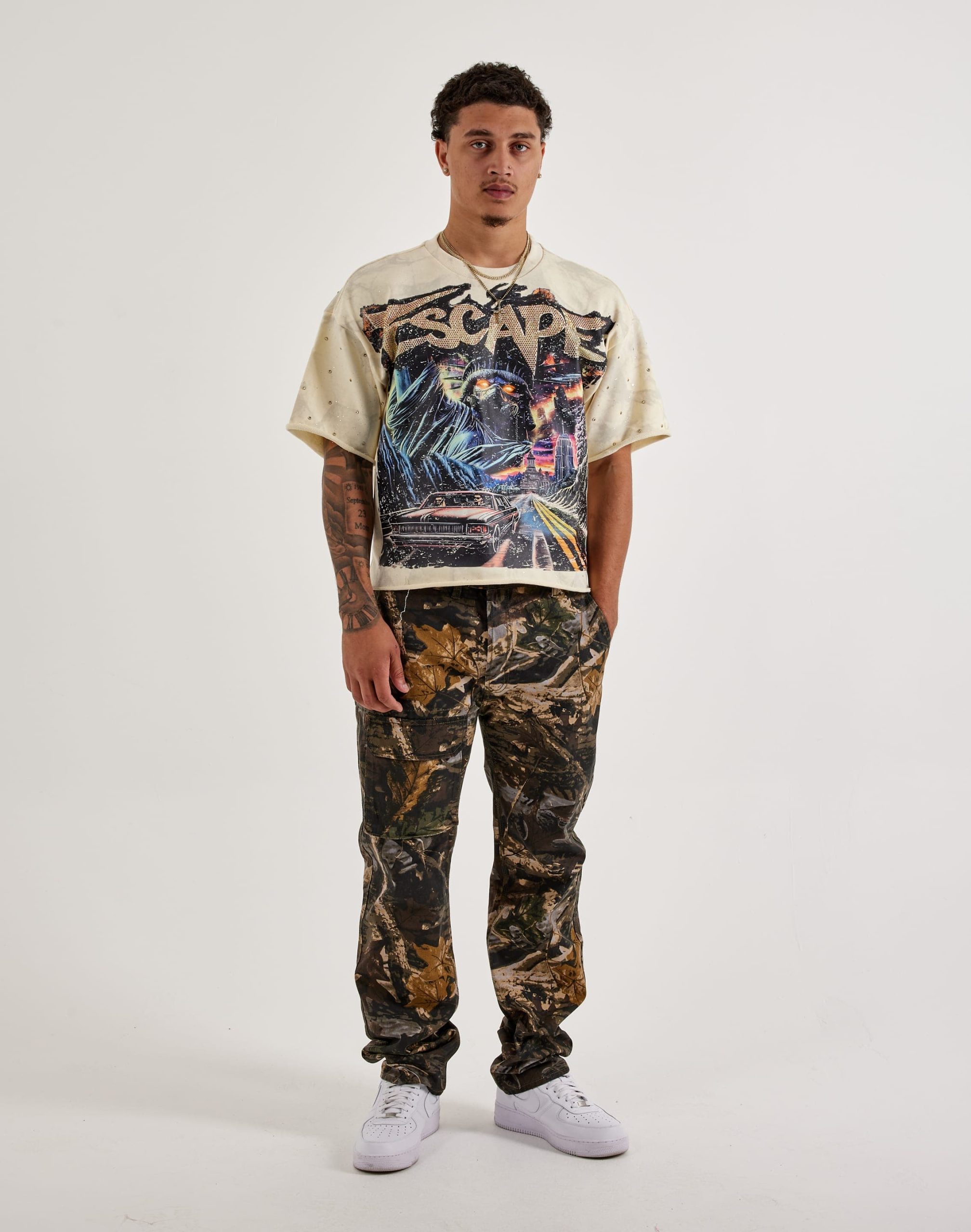 MNML Baggy Camo Pants - Image 5
