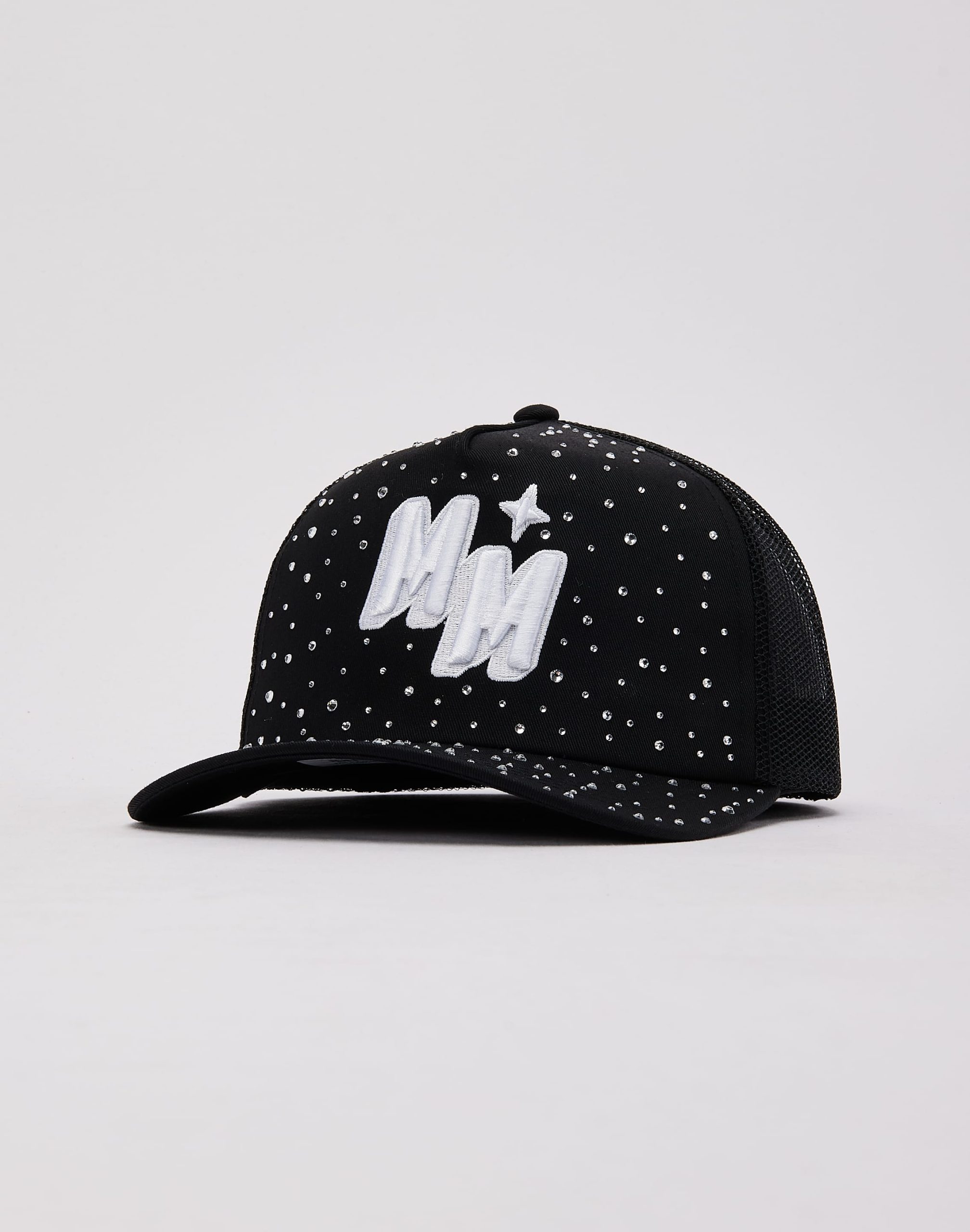 Mr. Mushies Onyx Crystal Trucker Hat