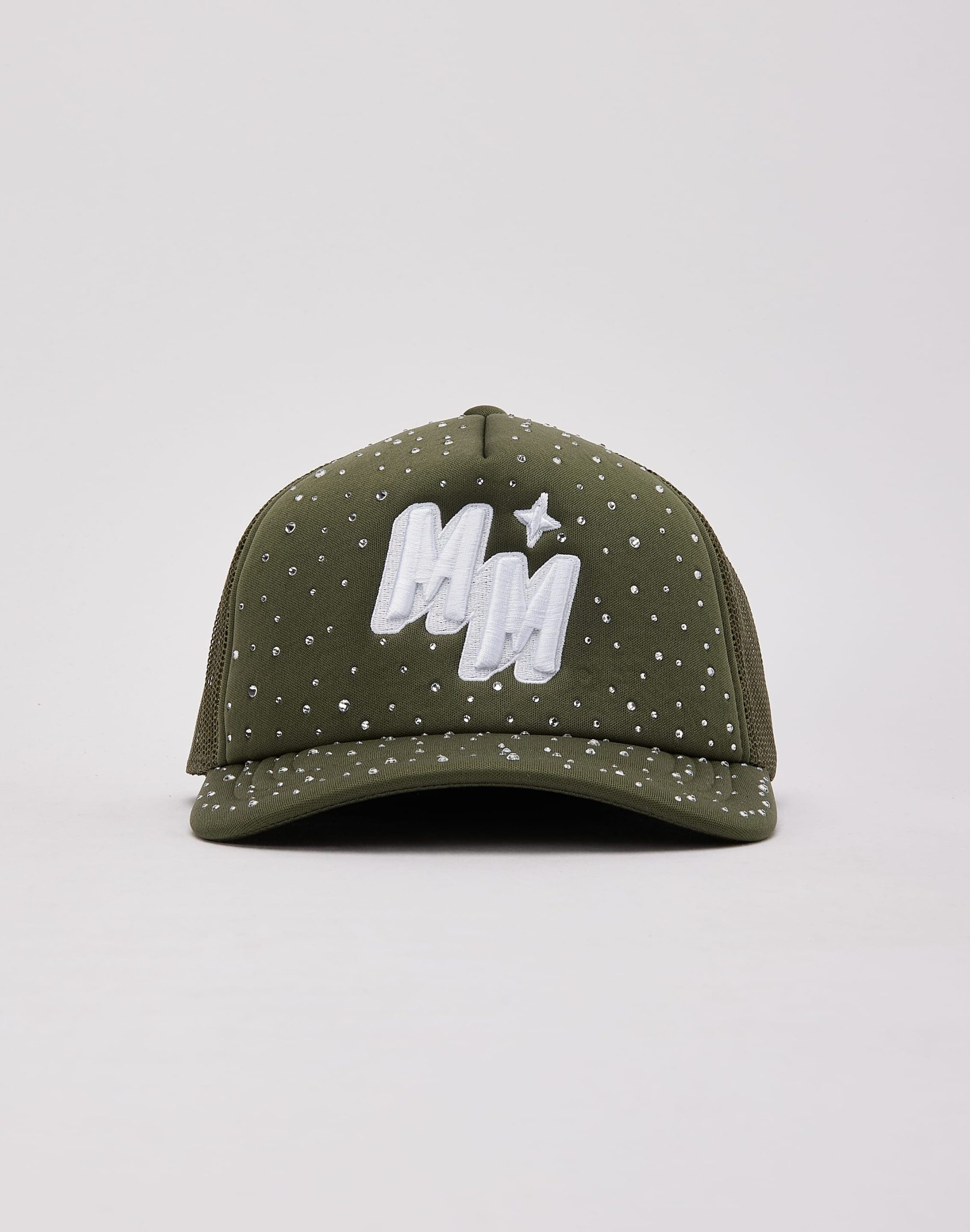 Mr. Mushies Onyx Crystal Trucker Hat - Image 2