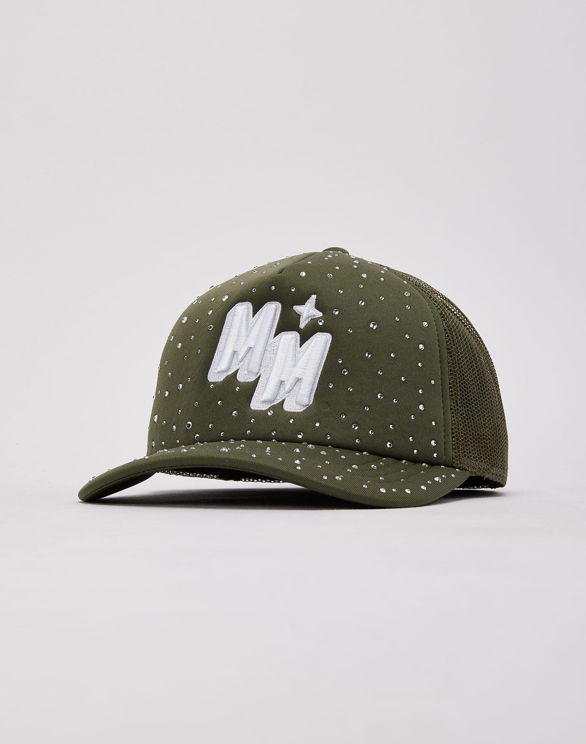 Mr. Mushies Onyx Crystal Trucker Hat