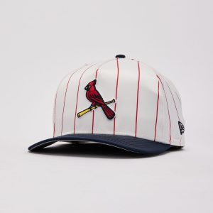 New Era MLB St. Louis Cardinals Satin Pinstripe 9Fifty A-Frame Snapback