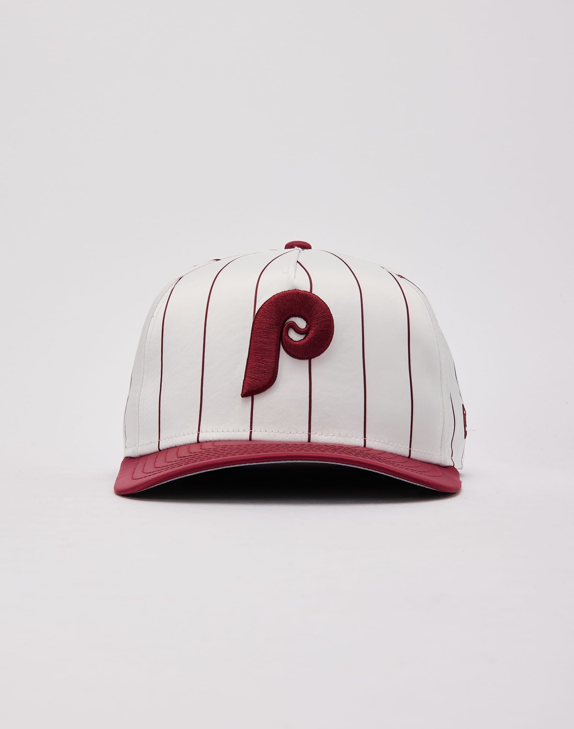 New Era MLB Philadelphia Phillies Satin Pinstripe 9Fifty A-Frame Snapback - Image 2