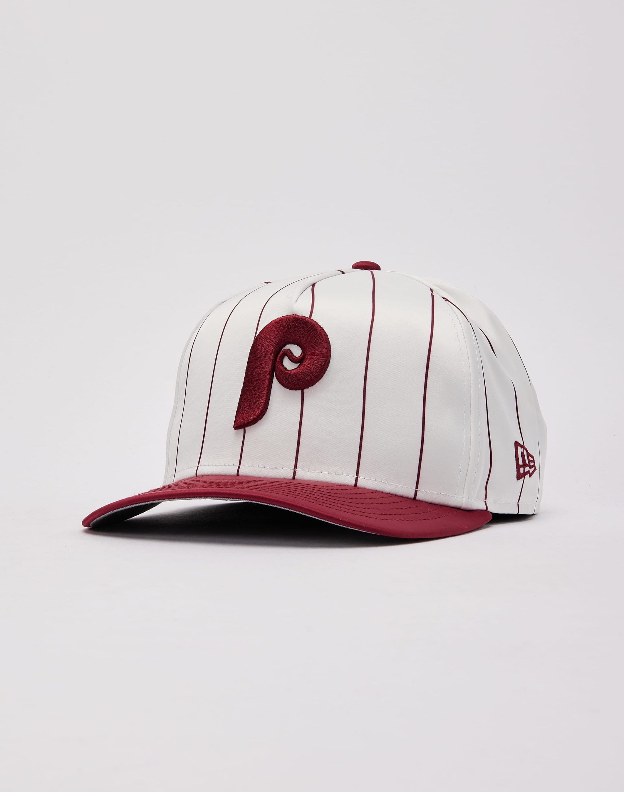 New Era MLB Philadelphia Phillies Satin Pinstripe 9Fifty A-Frame Snapback