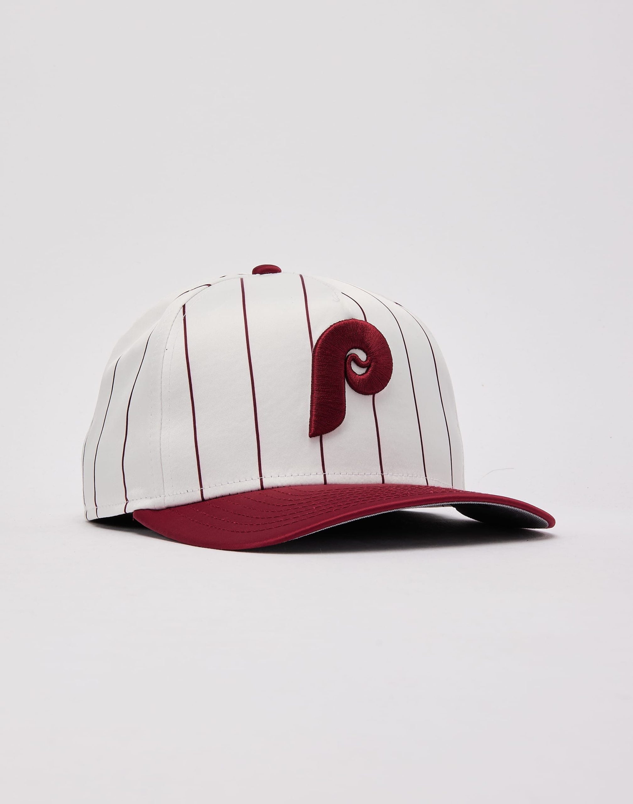 New Era MLB Philadelphia Phillies Satin Pinstripe 9Fifty A-Frame Snapback - Image 3
