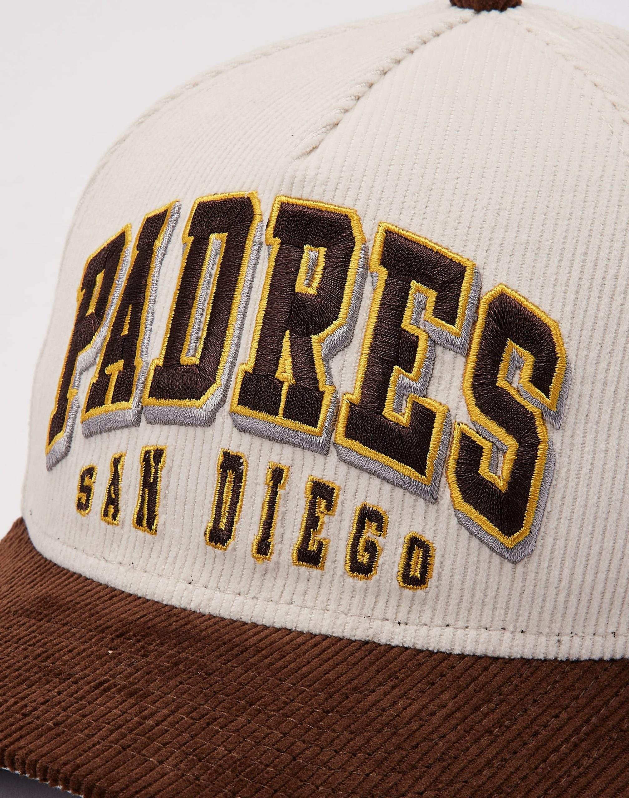 New Era MLB San Diego Padres Corduroy 9FORTY A-Frame Hat - Image 4