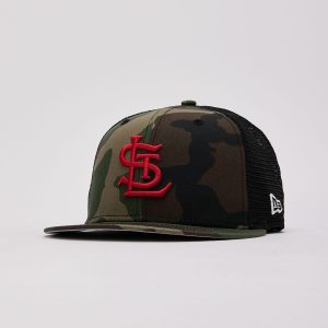 New Era MLB St. Louis Cardinals Woodland Camo 9Fifty Trucker Hat