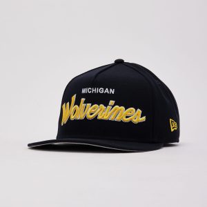 New Era NCAA Michigan Wolverines Script 9Fifty A-Frame Snapback