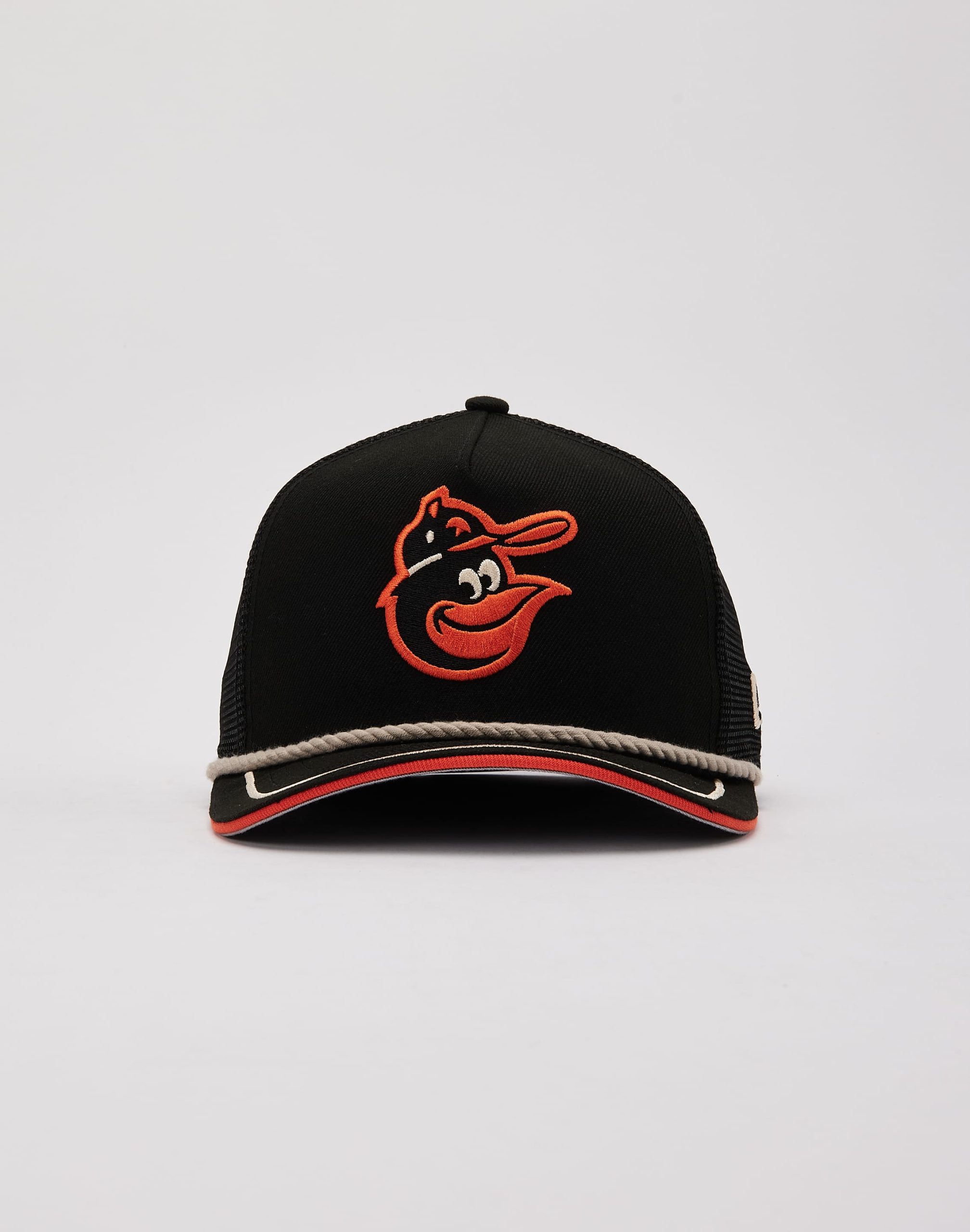 New Era MLB Baltimore Orioles Vintage Rope Trucker Hat - Image 2