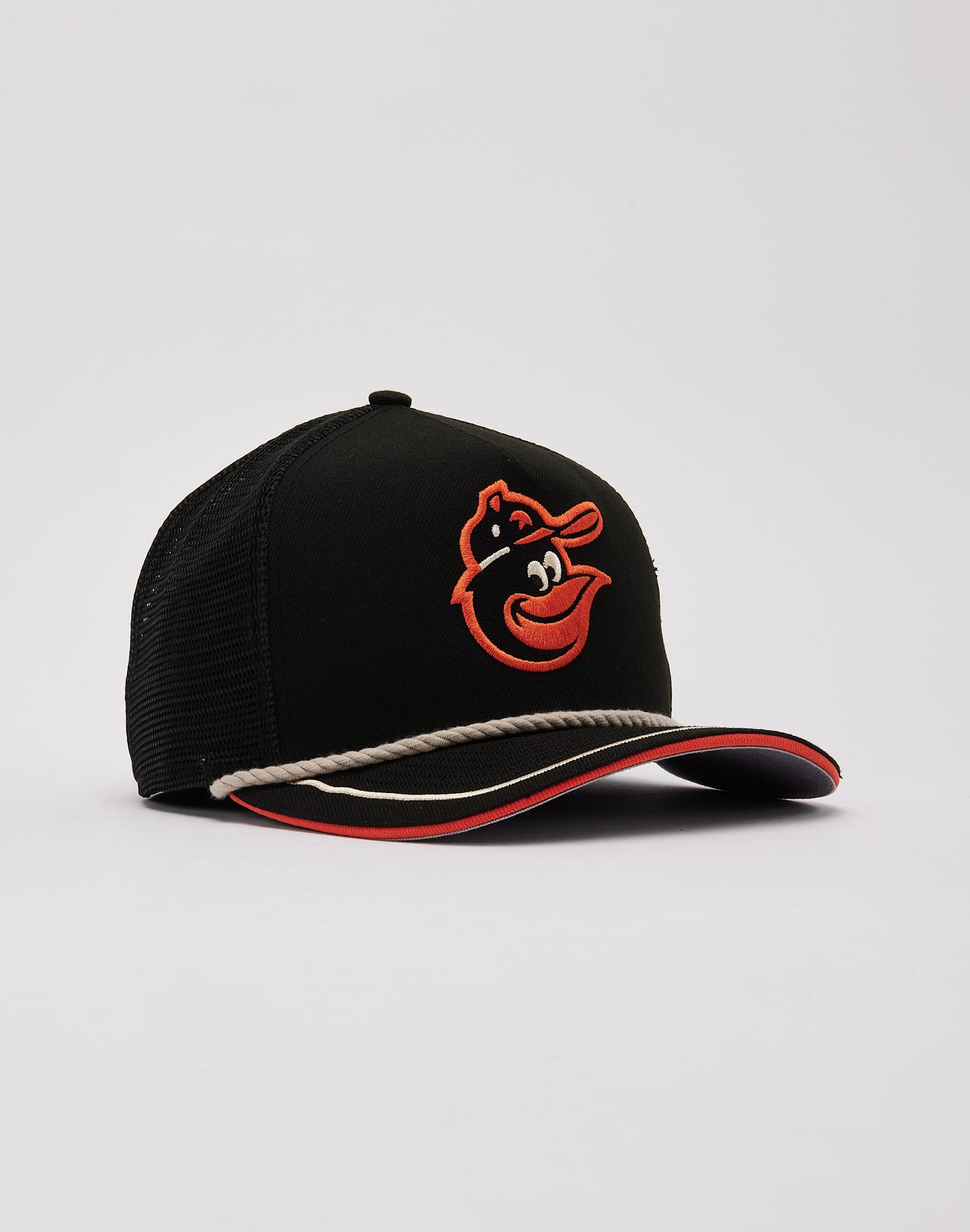 New Era MLB Baltimore Orioles Vintage Rope Trucker Hat - Image 3