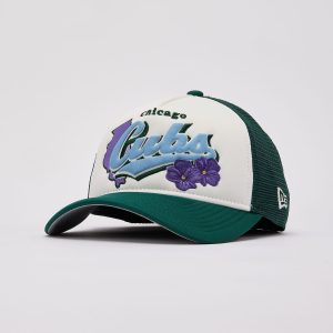 New Era MLB Chicago Cubs State Flower Trucker Hat