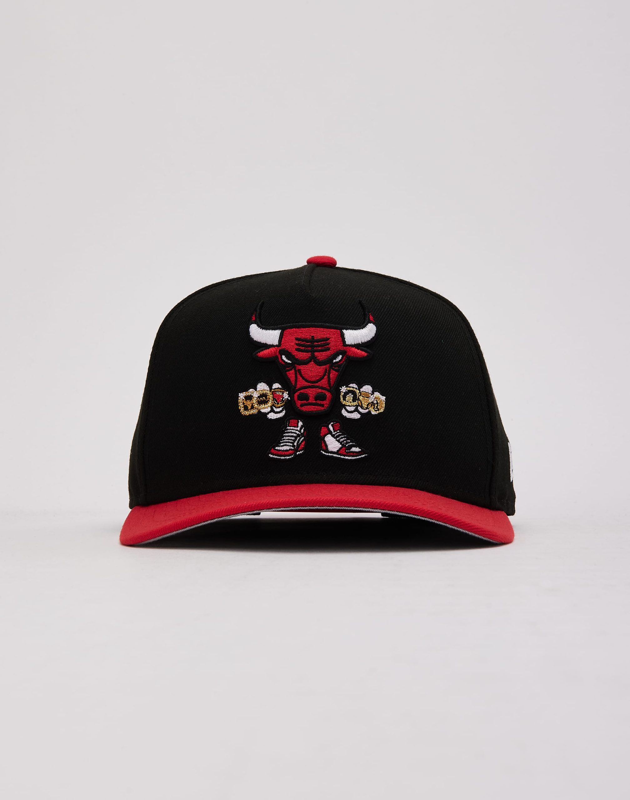 New Era NBA Chicago Bulls Cartoon 9Fifty A-Frame Snapback Hat - Image 2