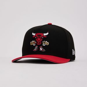 New Era NBA Chicago Bulls Cartoon 9Fifty A-Frame Snapback Hat