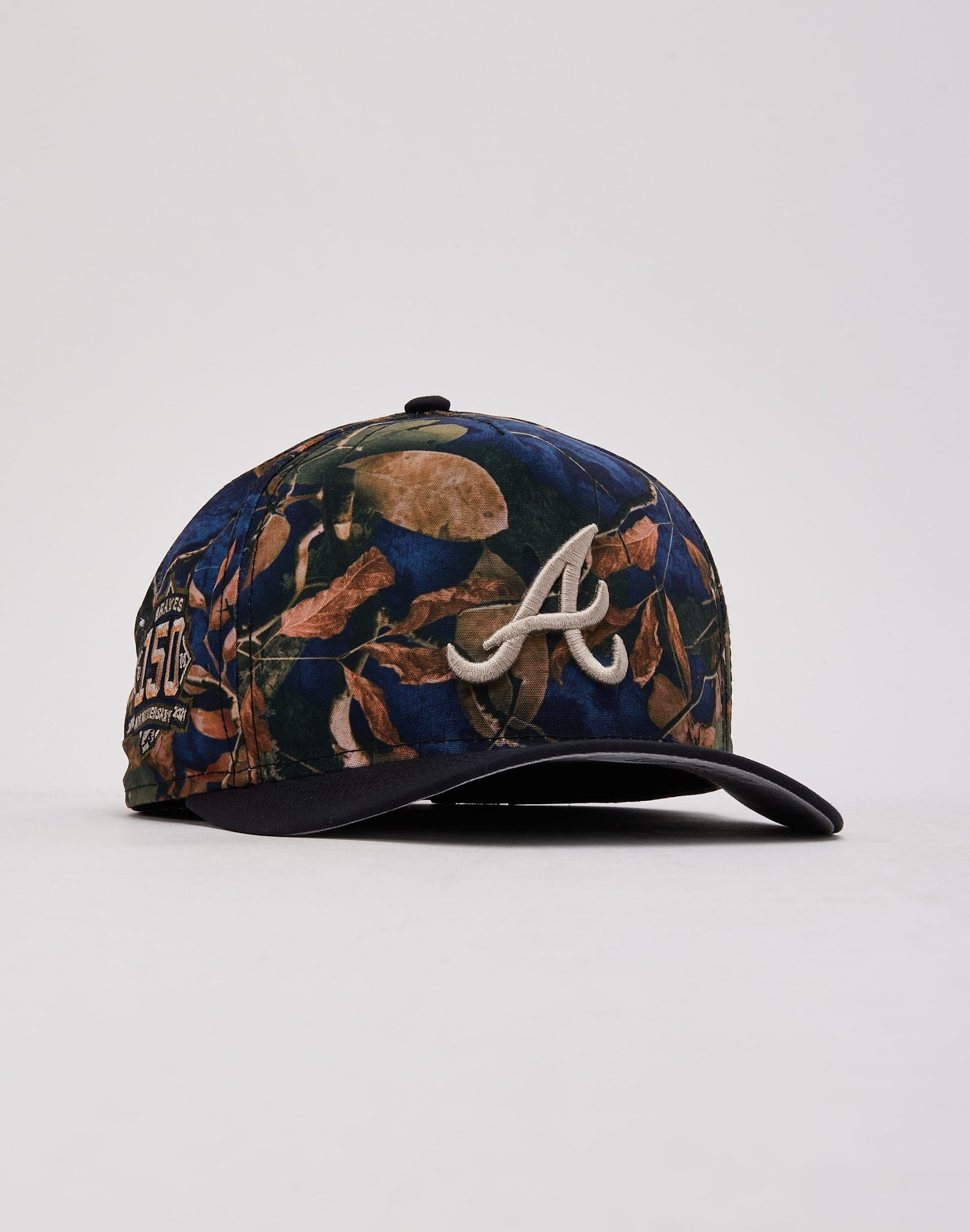 New Era MLB Atlanta Braves Leaves 9Fifty A-Frame Snapback Hat - Image 3