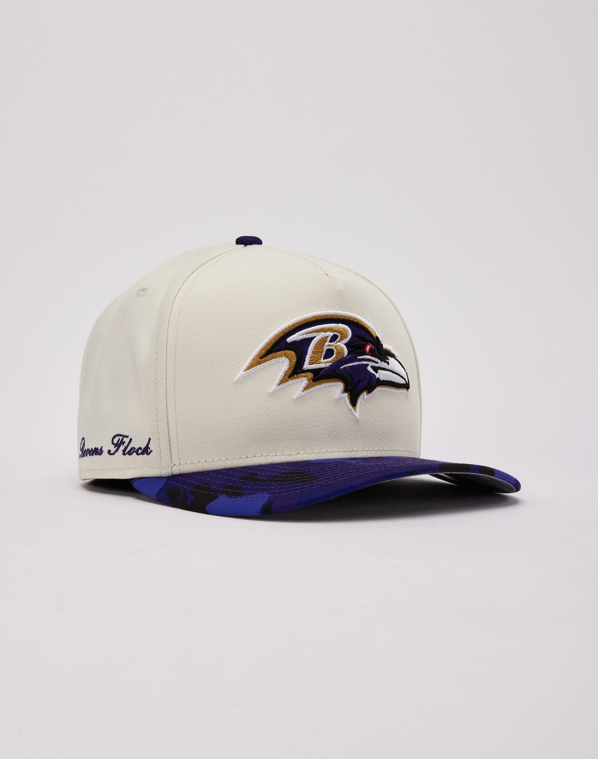 New Era NFL Camo Baltimore Ravens 9Fifty A-Frame Snapback - Image 3