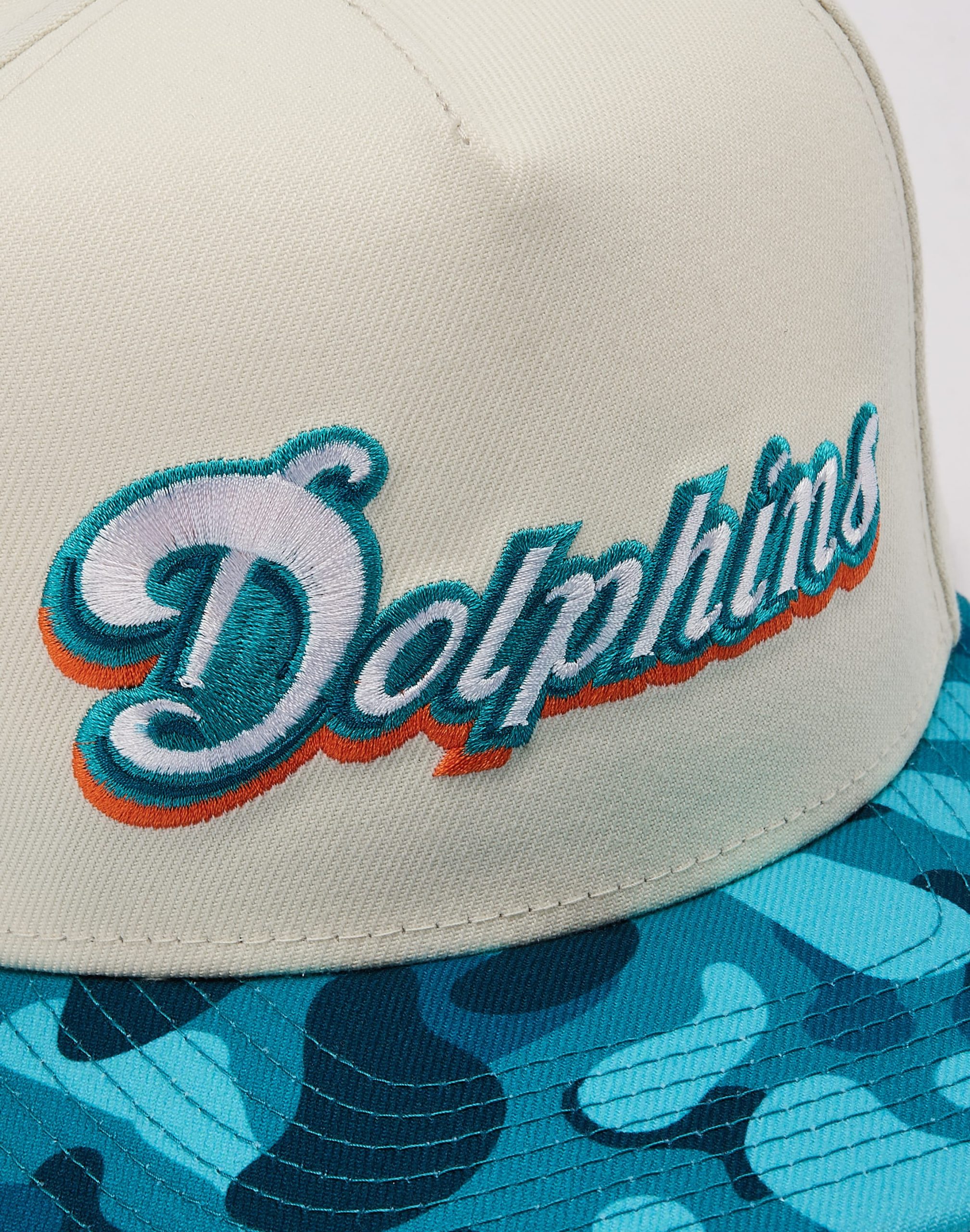 New Era NFL Camo Miami Dolphins 9Fifty A-Frame Snapback - Image 5
