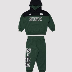 Nike Blocked Pullover Fleece Hoodie Set Pre-School