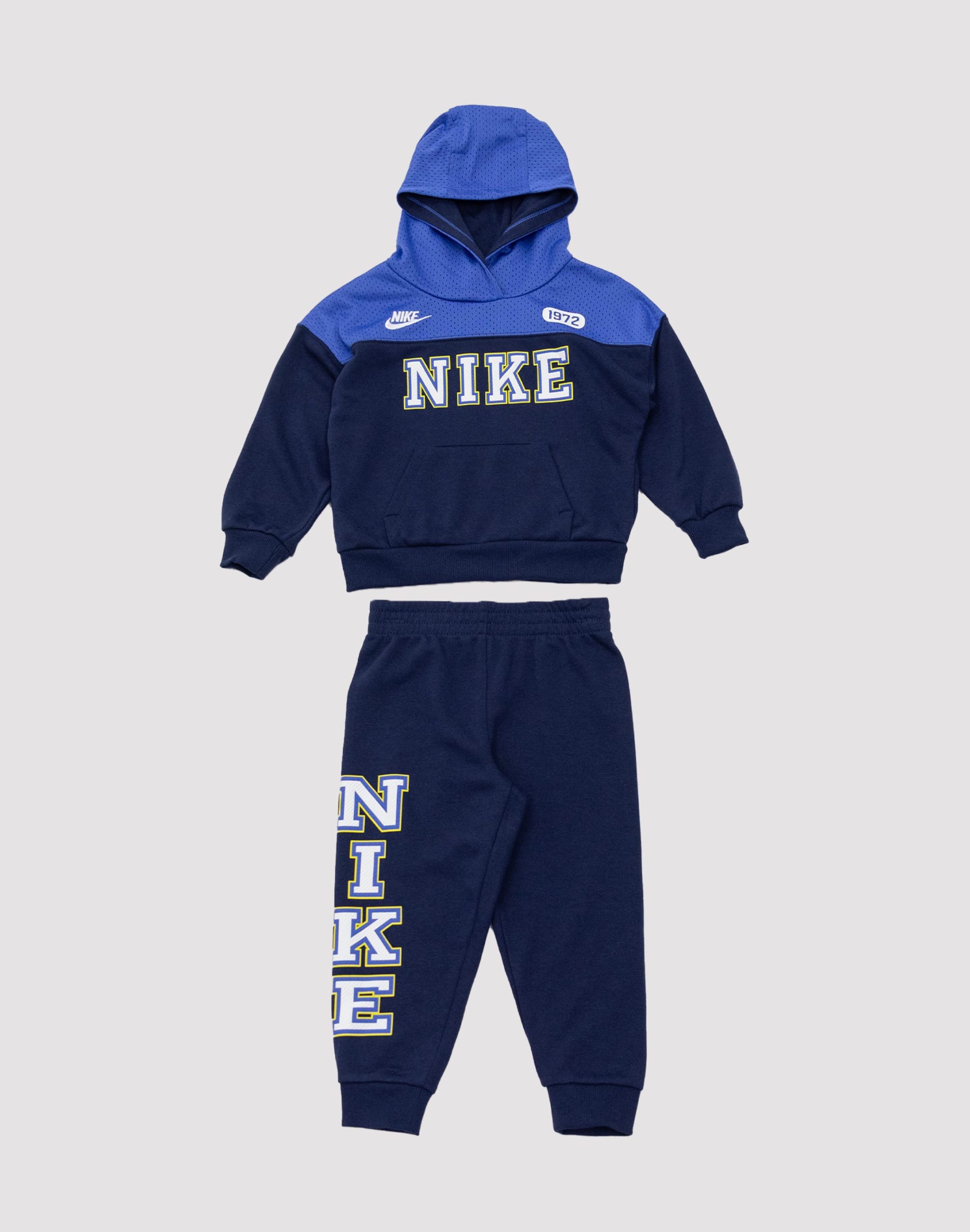 Nike Blocked Pullover Fleece Hoodie Set Pre-School