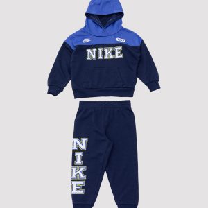 Nike Blocked Pullover Fleece Hoodie Set Pre-School