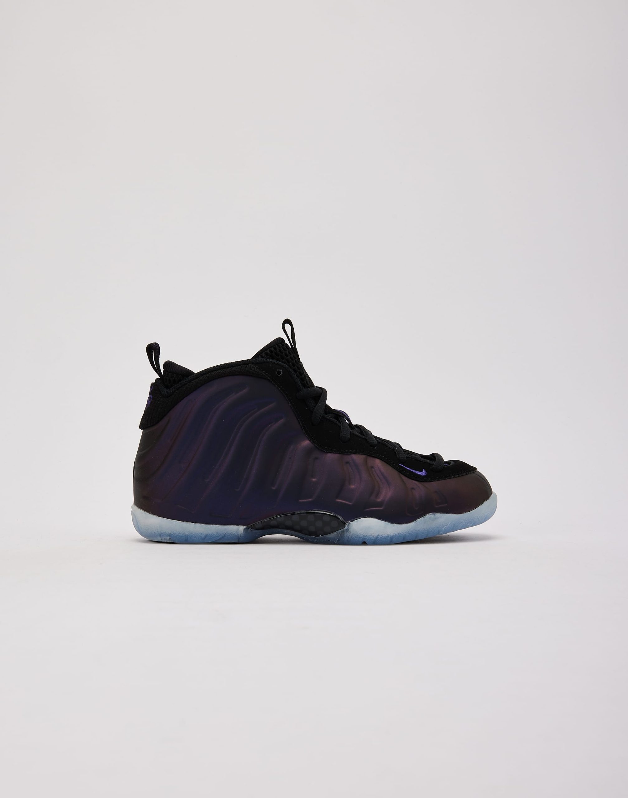 Nike Little Posite One 'Black And Varsity Purple' Pre-School