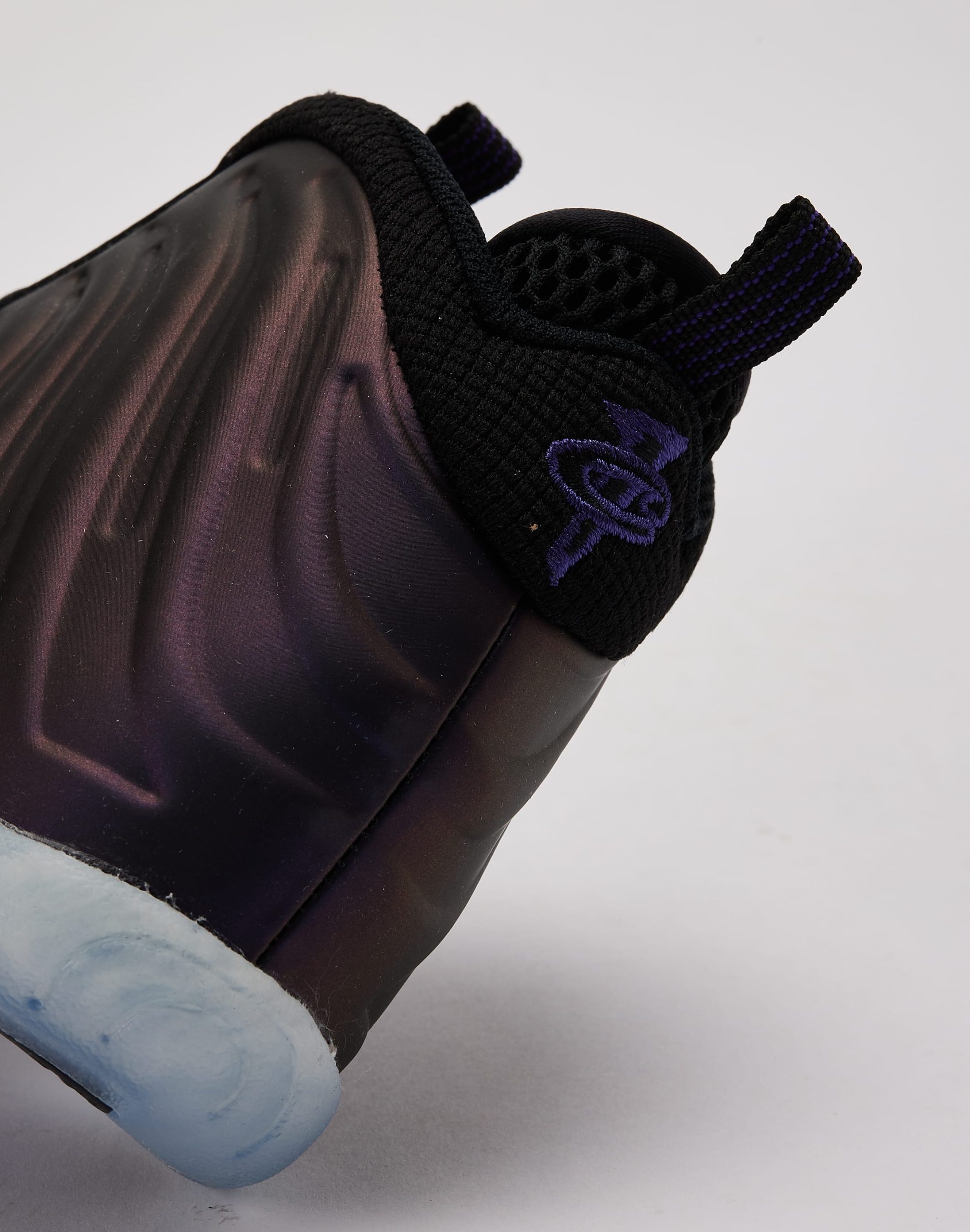 Nike Little Posite One 'Black And Varsity Purple' Pre-School - Image 5