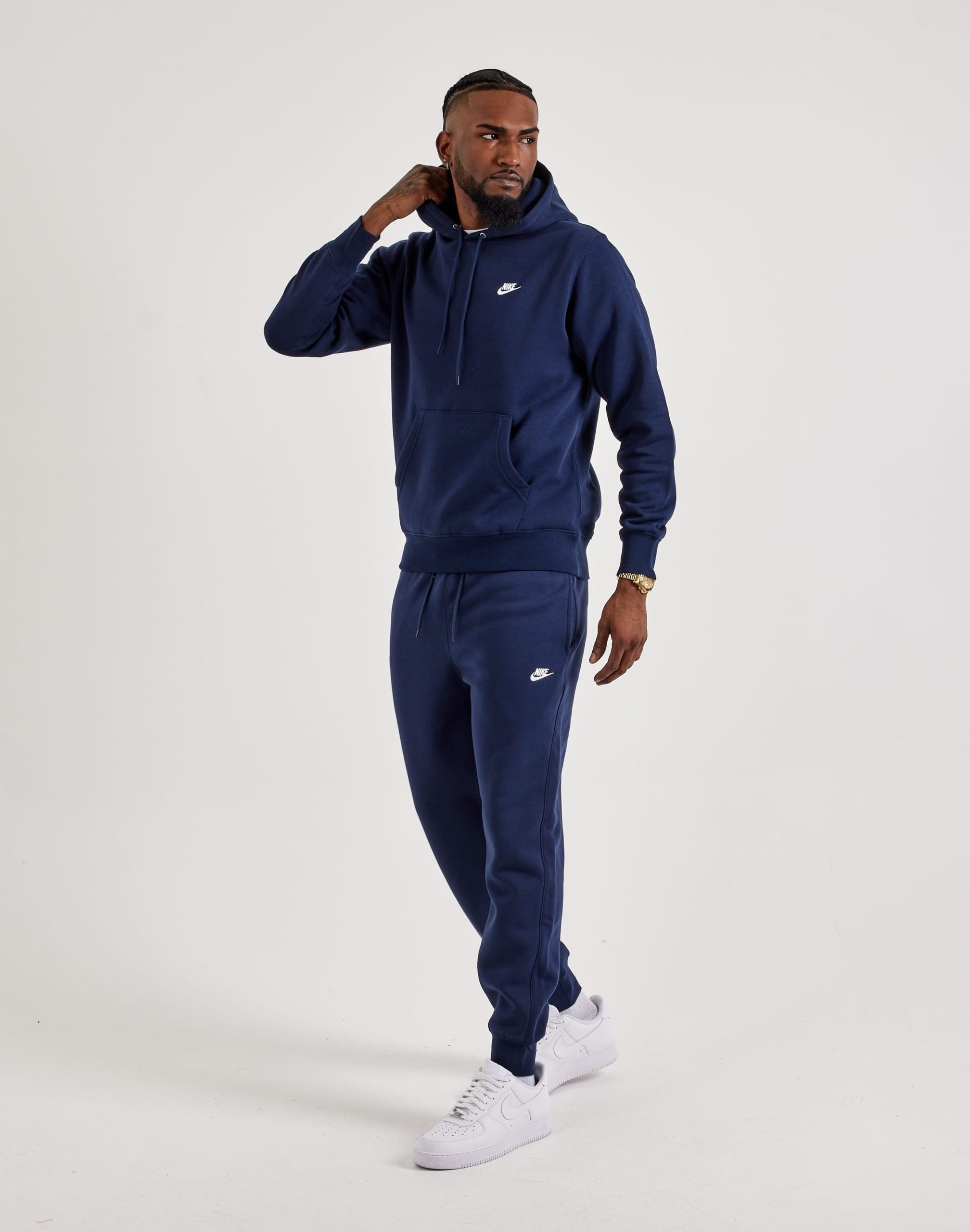Nike Club Fleece Pullover Hoodie - Image 4
