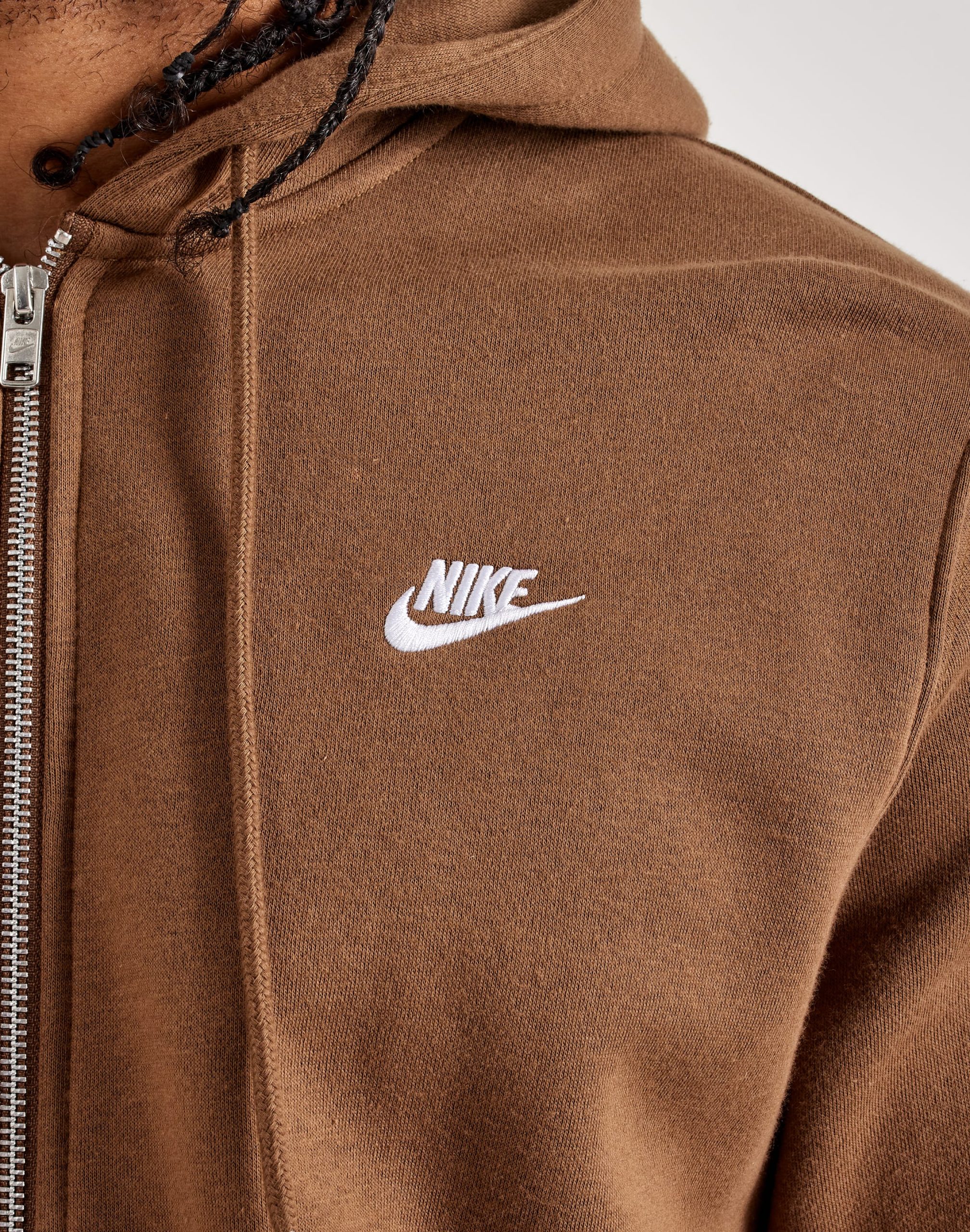 Nike Club Full-Zip Fleece Hoodie - Image 2