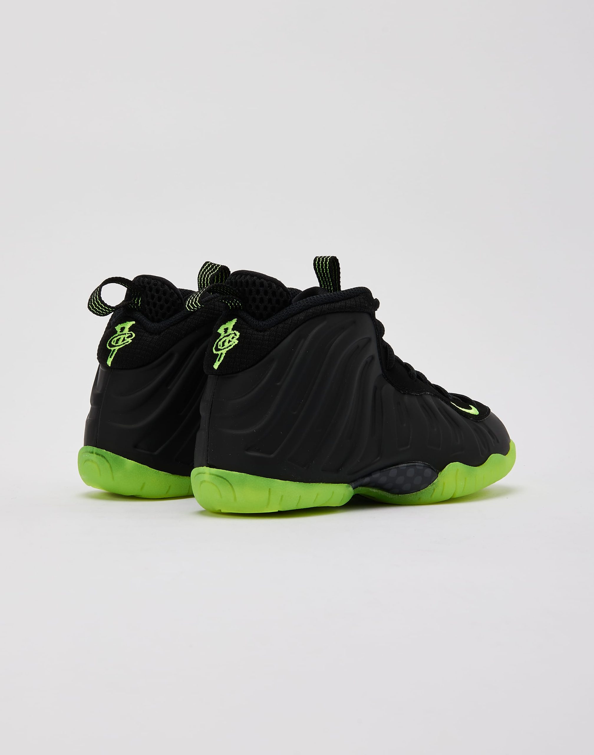 Nike Little Posite One 'Black Volt' Pre-School - Image 3