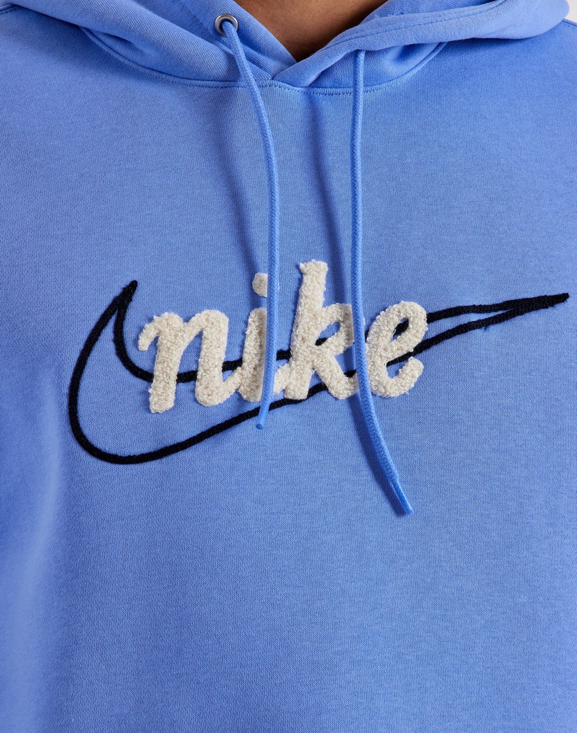 Nike Embroidered Swoosh Fleece Hoodie - Image 3