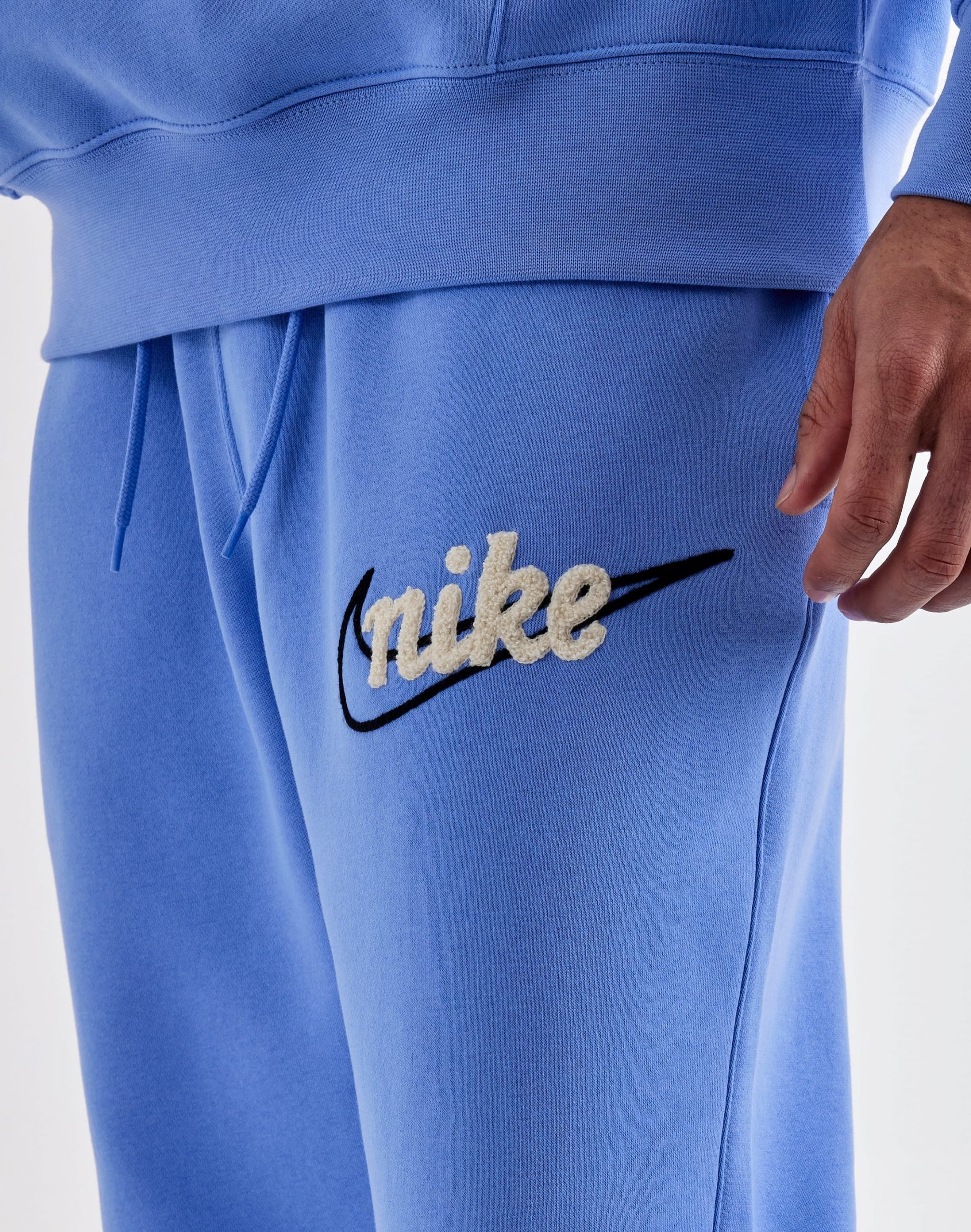 Nike Embroidered Script Fleece Joggers - Image 4