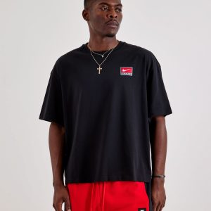 Nike Short-Sleeve Boxy Knit Top