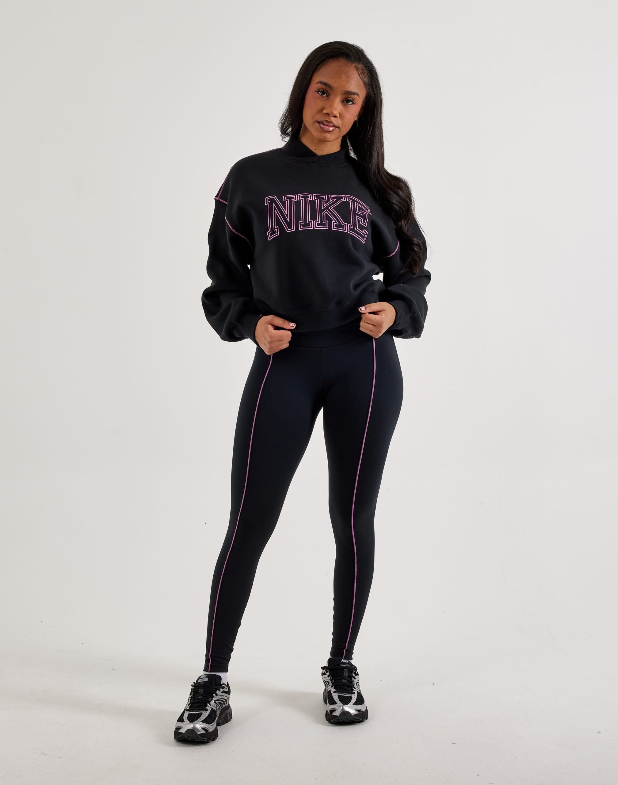 Nike Phoenix Fleece Mock Neck Sweatshirt - Image 4