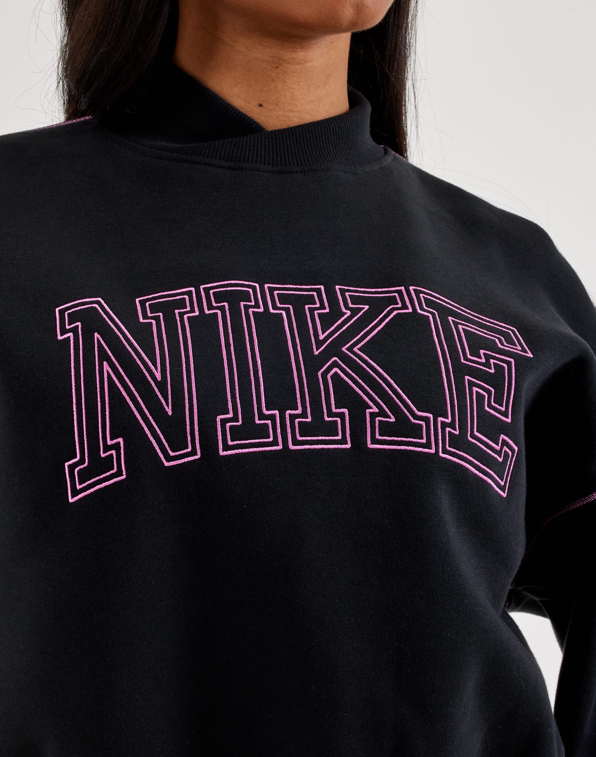 Nike Phoenix Fleece Mock Neck Sweatshirt - Image 2