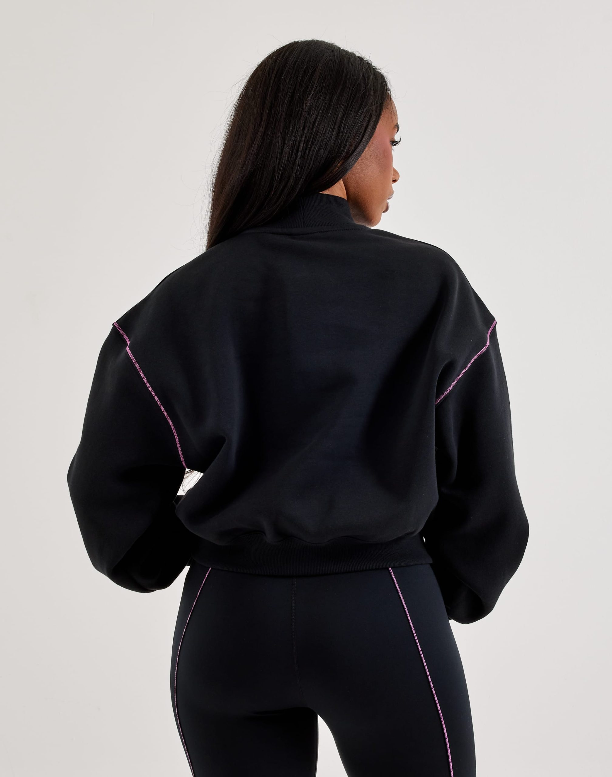 Nike Phoenix Fleece Mock Neck Sweatshirt - Image 3