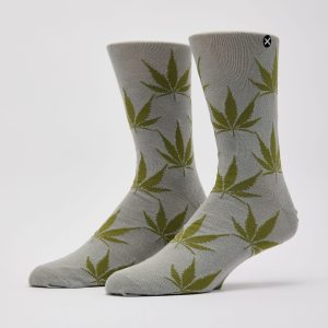 Odd Sox Moss Leaf Crew Socks