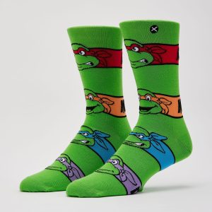 Odd Sox TMNT Bars Crew Socks