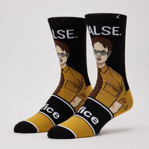 Odd Sox The Office Dwight Says False Crew Socks
