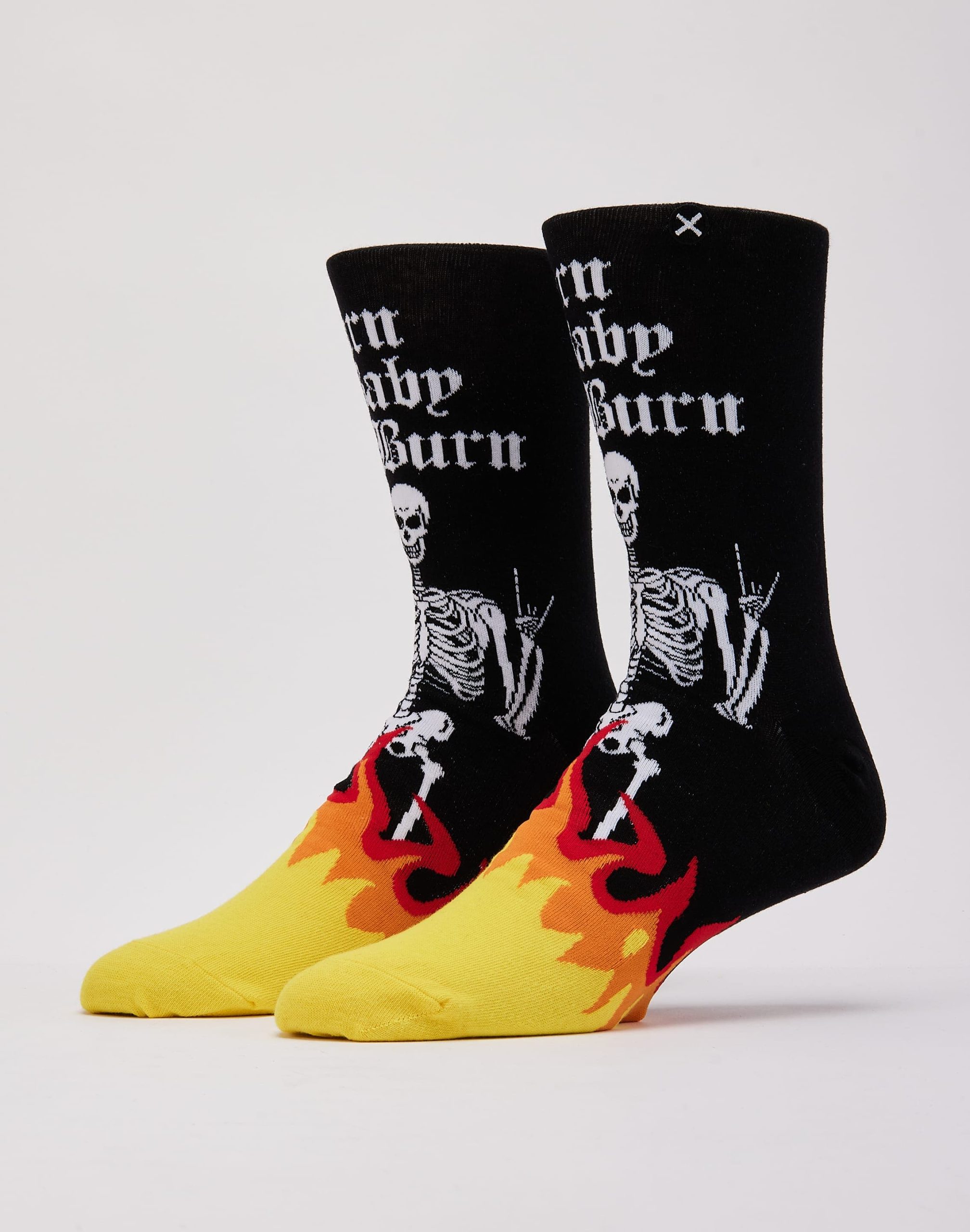 Odd Sox Burn Baby Burn Crew Socks