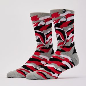 Odd Sox Warplane Slash Camo Crew Socks