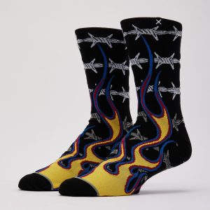 Odd Sox Wire & Fire Crew Socks