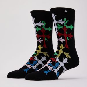Odd Sox Color Crosses Crew Socks