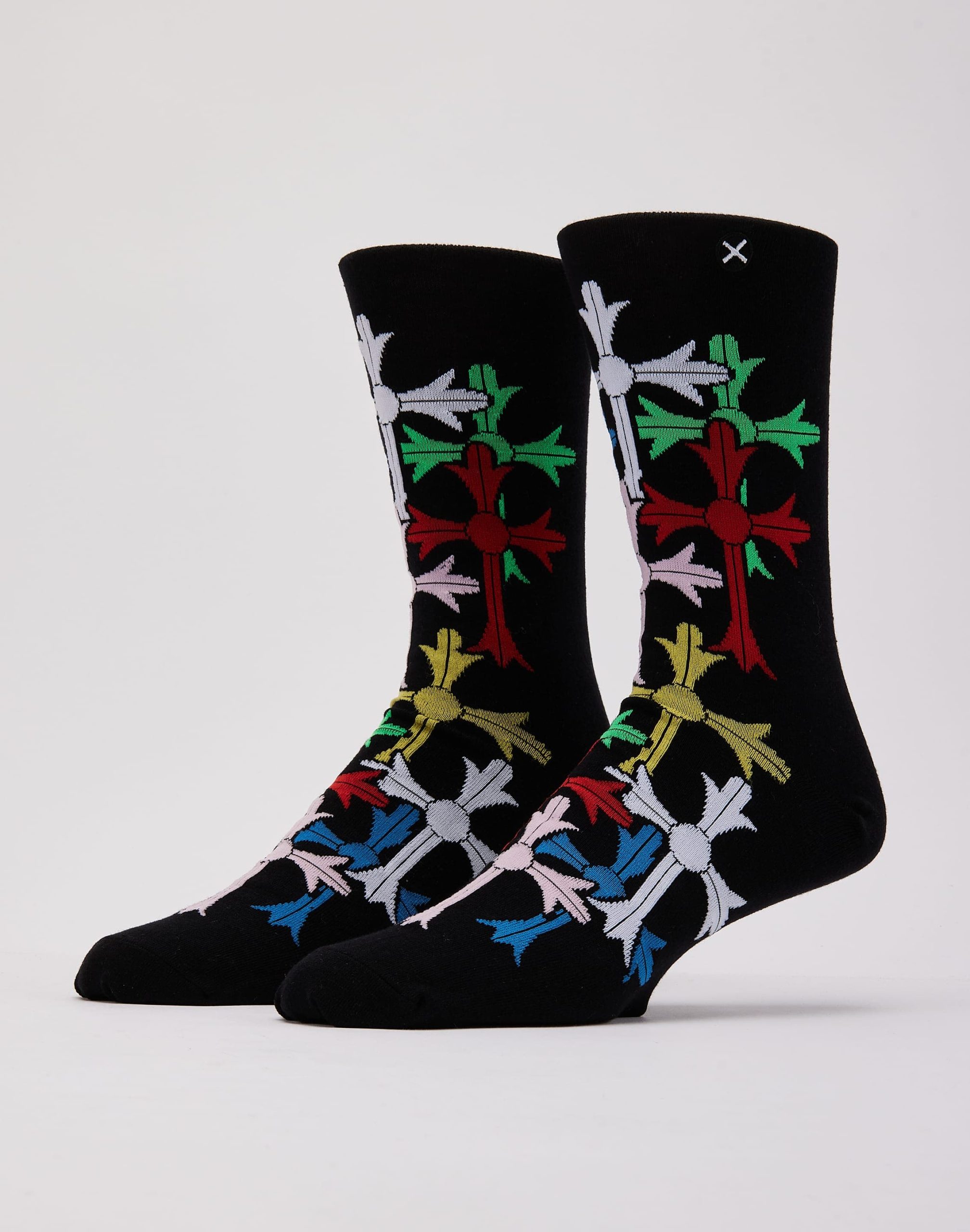 Odd Sox Color Crosses Crew Socks