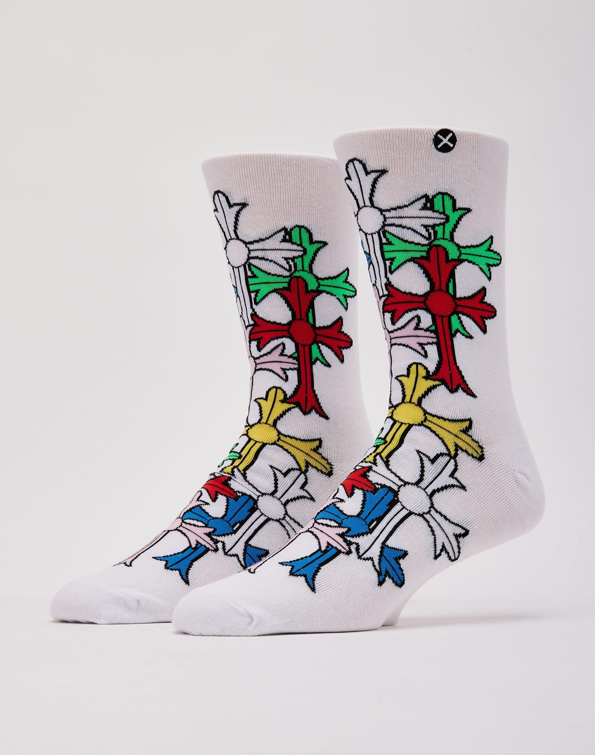 Odd Sox Color Crosses Crew Socks