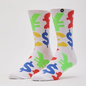 Odd Sox Money Symbols Crew Socks