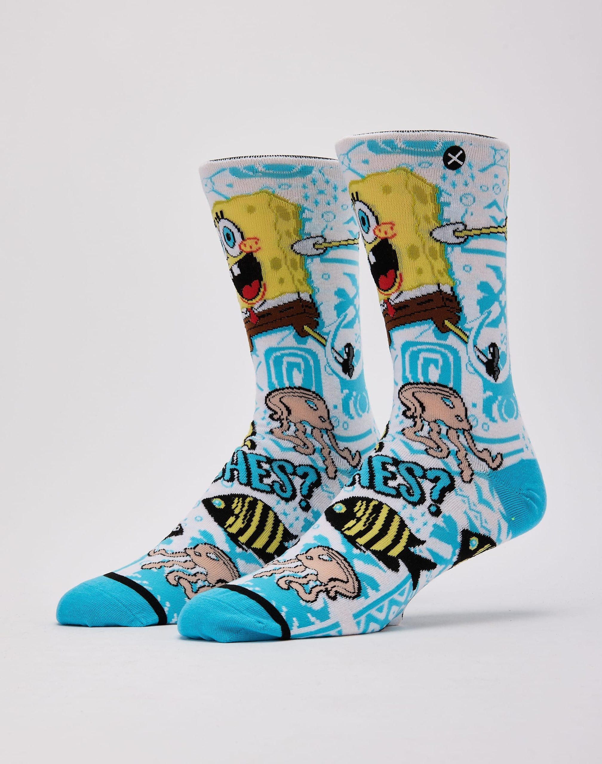 Odd Sox SpongeBob Sup Fishes? Crew Socks