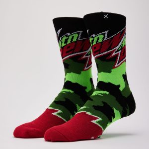 Odd Sox Mountain Dew Camo Crew Socks