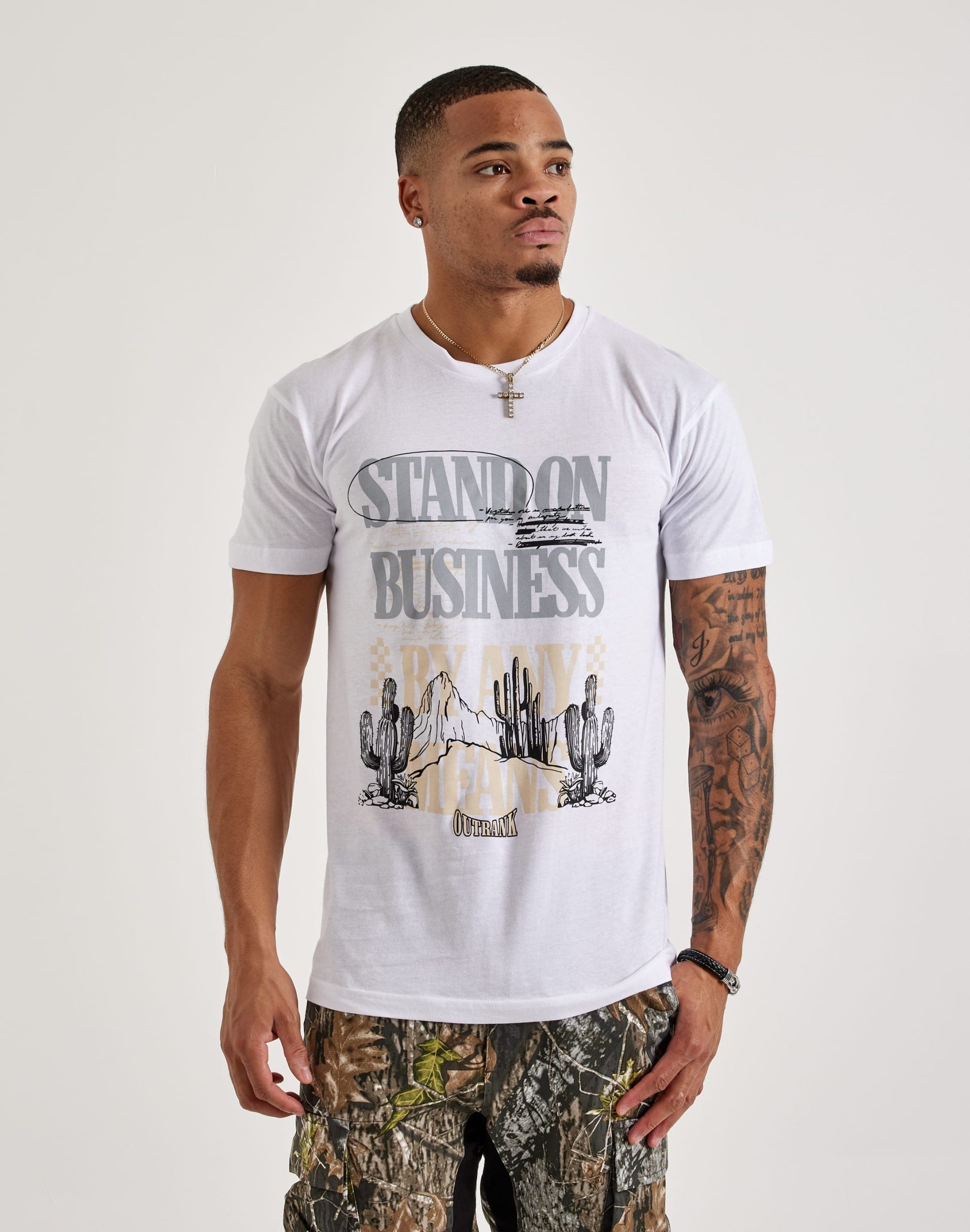Outrank Stand On Business Tee