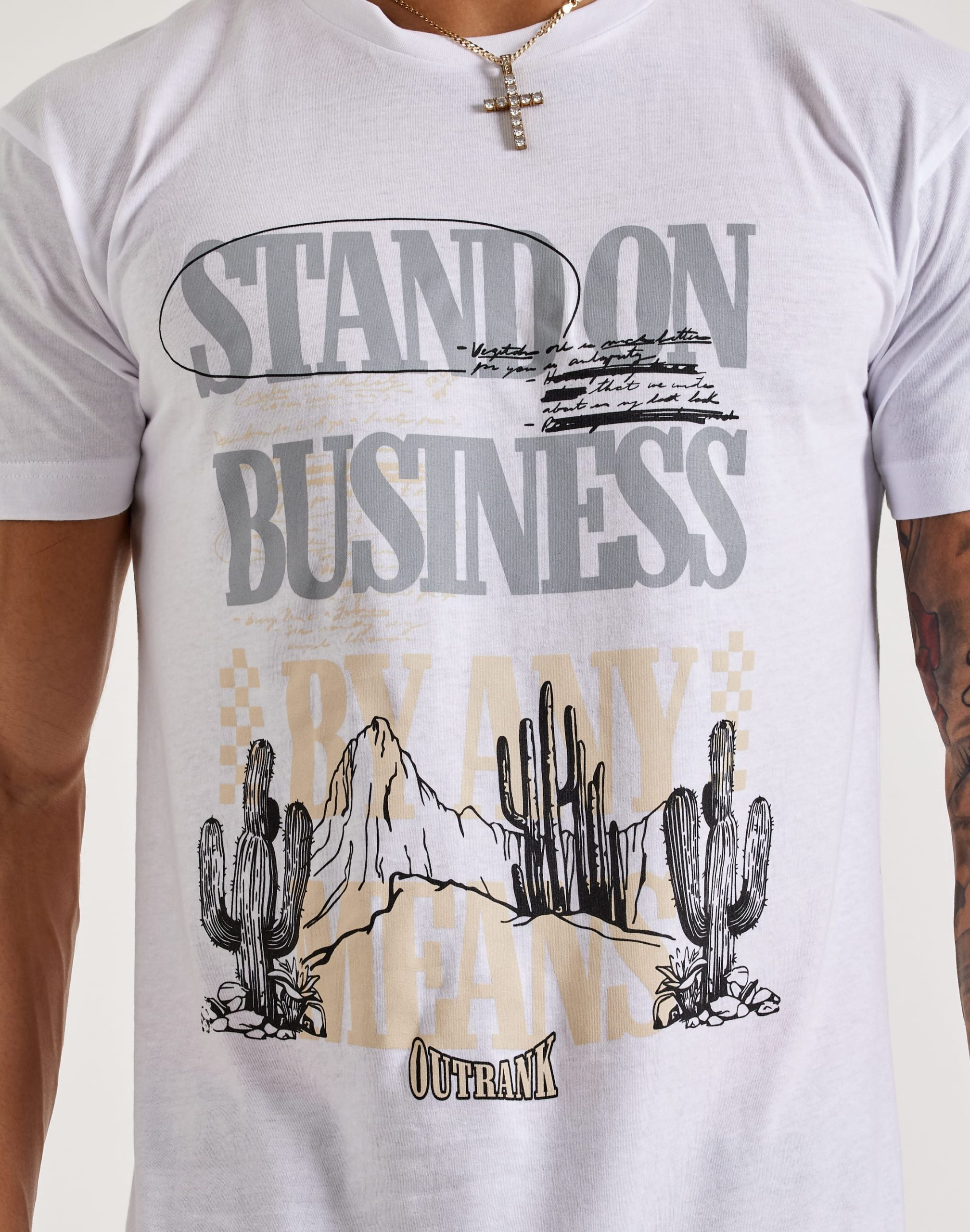 Outrank Stand On Business Tee - Image 2